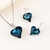 Picture of Delicate Artificial Crystal Love & Heart 2 Piece Jewelry Set
