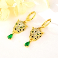 Show details for Copper or Brass Cubic Zirconia Small Hoop Earrings with Unbeatable Quality