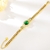 Picture of Charming Green Copper or Brass Fashion Bracelet As a Gift