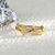 Picture of Designer Gold Plated White Fashion Ring with No-Risk Return