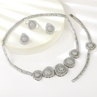 Show details for Bling Party Cubic Zirconia 4 Piece Jewelry Set