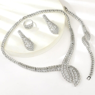 Show details for Versatile Luxury Party 4 Piece Jewelry Set in Flattering Style