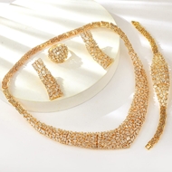 Show details for Party Irregular 4 Piece Jewelry Set with Low MOQ