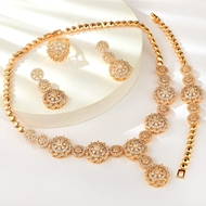 Show details for Luxury Cubic Zirconia 4 Piece Jewelry Set From Reliable Factory