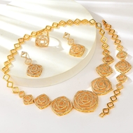Show details for Party Flowers & Plants 4 Piece Jewelry Set with Worldwide Shipping
