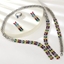 Show details for Stylish Geometric Colorful 4 Piece Jewelry Set