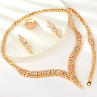 Show details for Party Irregular 4 Piece Jewelry Set with Worldwide Shipping