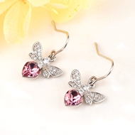 Show details for Fashion Swarovski Element Dangle Earrings with 3~7 Day Delivery