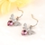 Picture of Fashion Swarovski Element Dangle Earrings with 3~7 Day Delivery