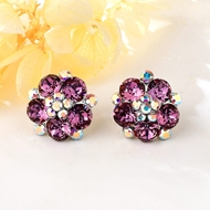 Show details for Need-Now Purple Flowers & Plants Dangle Earrings from Editor Picks
