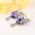Picture of Most Popular Swarovski Element Platinum Plated Dangle Earrings
