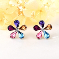 Show details for Latest Flower Fashion Dangle Earrings