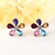 Picture of Latest Flower Fashion Dangle Earrings
