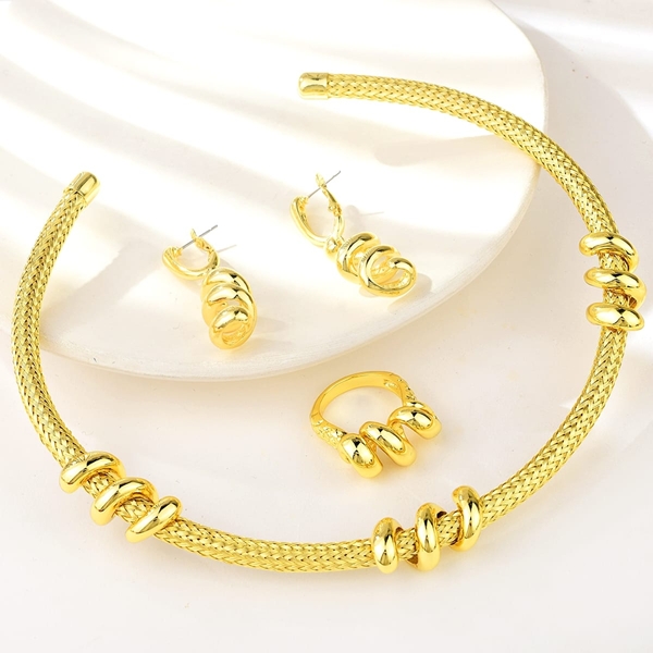 Picture of Reasonably Priced Gold Plated Colorful 2 Piece Jewelry Set with Low Cost
