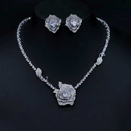 Show details for Filigree Flower White 2 Piece Jewelry Set Show details for Filigree Flower White 2 Piece Jewelry Set