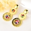 Show details for Classic Colorful Dangle Earrings with No-Risk Refund