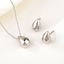 Show details for Distinctive White Platinum Plated 2 Piece Jewelry Set with Low MOQ