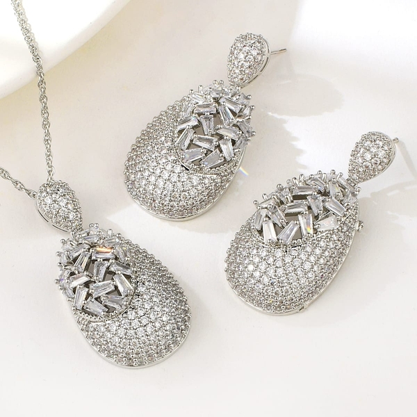 Picture of Delicate Flowers & Plants Party 2 Piece Jewelry Set
