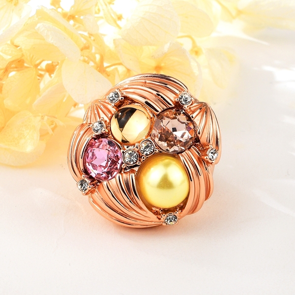 Picture of Classic Artificial Crystal Fashion Ring Online Only
