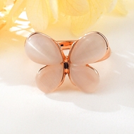 Show details for Pretty Opal Rose Gold Plated Fashion Ring Show details for Pretty Opal Rose Gold Plated Fashion Ring