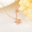 Show details for Recommended Rose Gold Plated Delicate Pendant Necklace from Top Designer