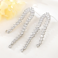 Show details for Fashion Copper or Brass Dangle Earrings at Unbeatable Price