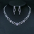 Picture of Great Cubic Zirconia Flowers & Plants 2 Piece Jewelry Set