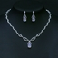 Show details for Low Cost Platinum Plated Copper or Brass 2 Piece Jewelry Set with Low Cost