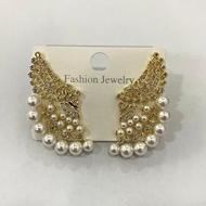 Show details for Hot Selling White Copper or Brass Dangle Earrings from Top Designer