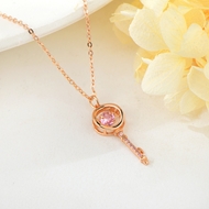 Show details for Fashion Pink Pendant Necklace with Worldwide Shipping