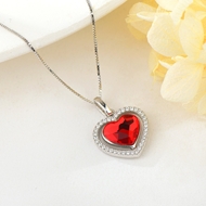 Show details for Beautiful Swarovski Element Fashion Pendant Necklace