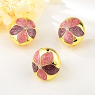 Show details for Delicate Flowers & Plants Enamel 2 Piece Jewelry Set Show details for Delicate Flowers & Plants Enamel 2 Piece Jewelry Set