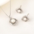Picture of Wholesale Platinum Plated Flowers & Plants 2 Piece Jewelry Set with No-Risk Return