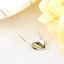 Show details for 925 Sterling Silver Platinum Plated Pendant Necklace at Unbeatable Price