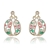Picture of Featured Green Flowers & Plants Dangle Earrings with Full Guarantee