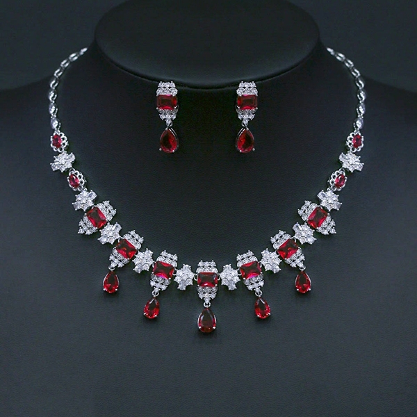 Picture of Purchase Platinum Plated Party 2 Piece Jewelry Set Exclusive Online
