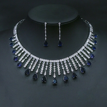 Show details for Irresistible Blue Flowers & Plants 2 Piece Jewelry Set As a Gift