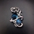 Picture of Top Flower Blue Brooche