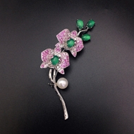 Show details for Fashion Swarovski Element Brooche with Low Cost