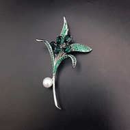 Show details for Party Copper or Brass Brooche for Female