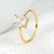Picture of Delicate Gold Plated Fashion Ring with Full Guarantee