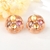 Picture of Classic Pink Dangle Earrings with No-Risk Return