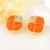 Picture of Top Resin Gold Plated Dangle Earrings