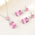 Picture of Low Price Copper or Brass Pink 2 Piece Jewelry Set from Trust-worthy Supplier