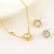Show details for Party Cubic Zirconia 2 Piece Jewelry Set with Speedy Delivery