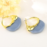 Picture of Staple Geometric Gold Plated Dangle Earrings