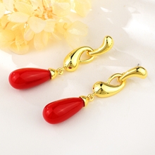 Show details for Classic Gold Plated Dangle Earrings with Worldwide Shipping