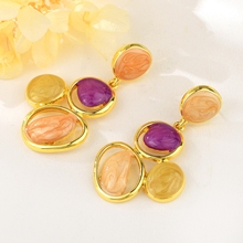 Show details for Most Popular Enamel Geometric Dangle Earrings