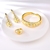 Picture of Unusual Party White 3 Piece Jewelry Set