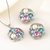 Picture of Reasonably Priced Platinum Plated Artificial Crystal 2 Piece Jewelry Set from Reliable Manufacturer